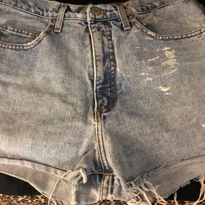 Vintage Guess Jeans High Waist Cutoff Shorts